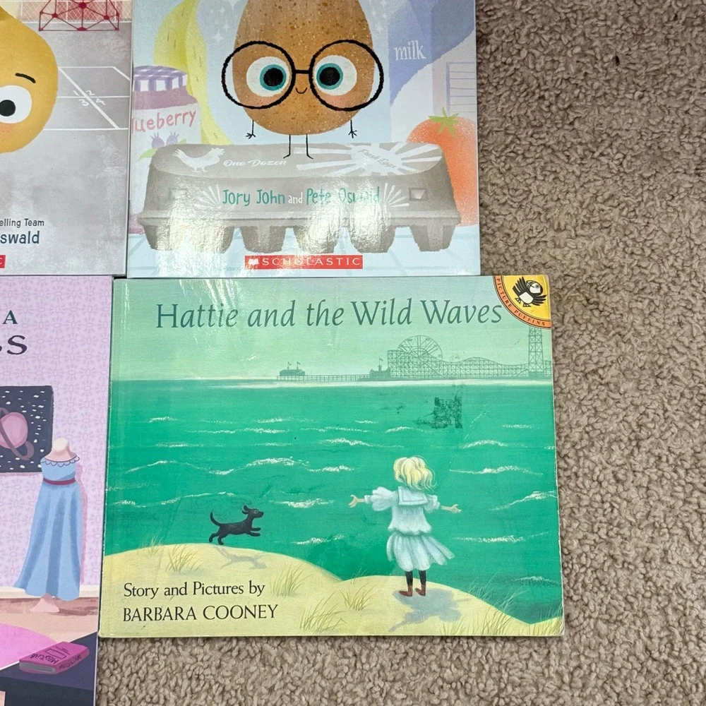 Scholastic Kids Book Bundle Cool Bean Good Egg Princess Hattie Waves